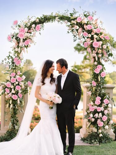 MACTING Pink Artificial Flower Roses 60PCS Real Touch Fake Flowers with Stem Foam Roses for DIY Wedding Bouquet Table Centerpieces Party Bridal Shower Birthday Home Spring Valentines Day Decorations - color: Pink, size: 60PCS