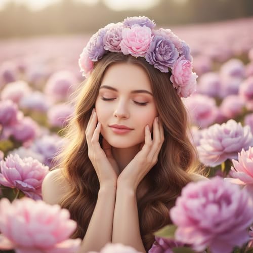Thiccywoov 50 Pcs Artificial Flowers, 3.2 Inches Silk Rose Head Flowers Fake No Stem for Wedding Bridal Bouquet Home Floral Decor DIY Centerpieces Arrangements Party Tables Decoration(Pink Purple) - color: Pink Purple