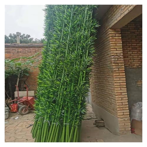3ft 4ft 5ft 6ft 6.5ft 7ft Extra Tall Artificial Plants Trees with Bamboo Trunks, Fake Bamboo Silk Faux Tree Garden Fence Privacy Screen DIY Decor Outdoor Indoor(100 Pack,1.8m/5.9ftTall) - color: 100 Pack, size: 1.8m/5.9ftTall