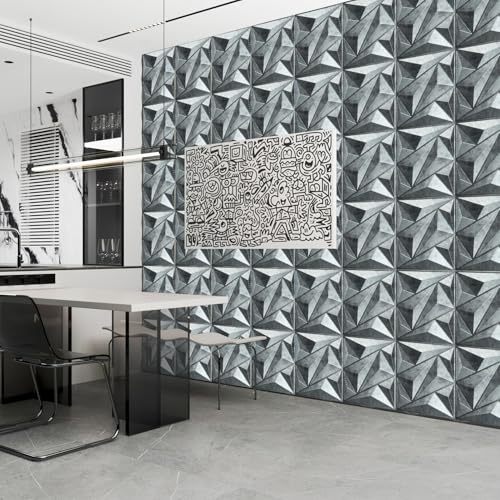Art3dwallpanels 33 Pack 3D Wall Panel Diamond for Interior Wall Décor, PVC Textured Wall Panels, 12''x12'' Cover 32.Sq.Ft. Patina Bronze - color: Patina Bronze, size: 33 Pack