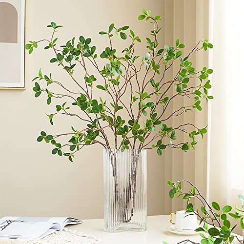 SzJias Faux Stems Artificial Branches for Vase Faux Branches Greenery Plant Stems for Vase Fake Tree Branches (3 Branches, 43.5inch/Branches)