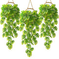 RAINFLOW 3PCS Fake Hanging Plants - 27.5" Uv Resistant Artificial Monstera Vines with 69 Ivy Leaves, Faux Monstera Plant for Wall Shelf Room Patio Garden Wedding Hawaiian Jungle Themed Party Decro - size: 27.5"