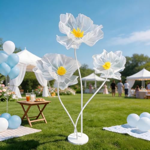 Giant Flower Decoration for Wedding Background, Party Decoration, Birthday Party, Photography Props, Shop Window Props, Banquet, Stage, Mall Display (Starlight Pink) - color: Starlight Pink