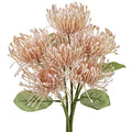 Briful 6PCS Chrysanthemum Artificial Flowers 4'' Fake Spider Mums Spring Flowers Large Faux Pincushion Flowers for Home Vase Table Centerpiece Wedding Bouquet (Pink) - color: Pink