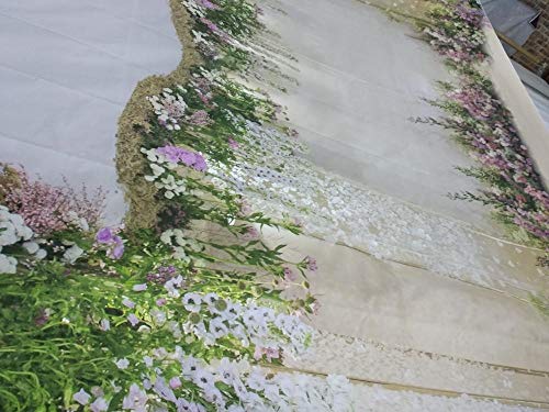 AOFOTO 6x4ft Wedding Backdrop Romance Archway Bridal Shower Flowers Wall Curtain Cradle Ceremony Banner Background for Photography Vinyl Anniversary Birthday Party Decoration Photoshoot Studio Props - size: 6x4ft