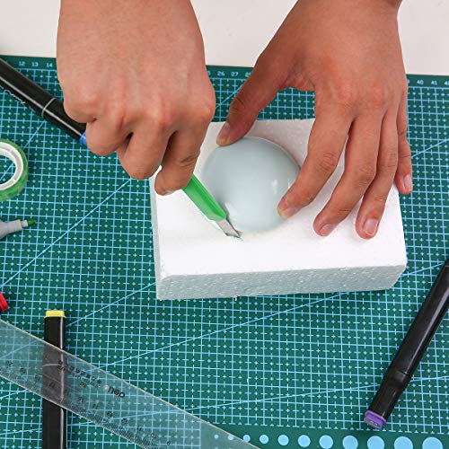 Crafare 8 Pack Craft Foam Blocks 6X4X2in Polystyrene Brick Rectangle for Arts School Projects Sculptures Floral Arrangements Modeling and Centerpieces - size: 6x4x2inch 8pcs