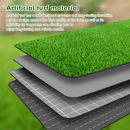 98.5 x 39.3in Dog Grass Pad, Extra Large Artificial Grass Turf Mat, Fake Grass for Large Dog Potty Training Indoor Outdoor Balcony Patio Lawn Decoration - size: 98.5 x 39.3 Inch (Pack of 1)