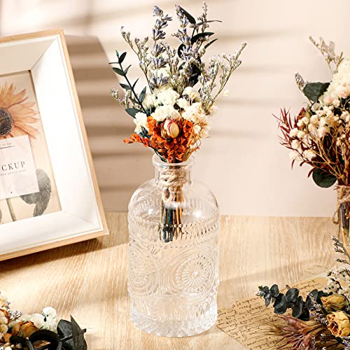 Fabbay 6 Pcs Mini Dried Flower Bouquets Boho Wedding Dried Flowers for Bridesmaid Proposal Mini Handmade Flowers Decor for Vase Crafts DIY Photo Decorations for Centerpieces Gift
