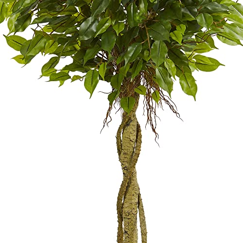 Nearly Natural 4ft. Ficus Artificial Topiary Tree, UV Resistant (Indoor/Outdoor)