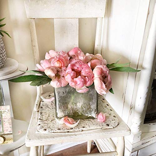 Serene Spaces Living Silver Mercury Glass Cube Vase – Handmade Vintage Inspired Vase with Antique Feel in 5” Cube Shape, Ideal for Weddings, Holiday Decor, Events, Home (Pack of 1) - color: 5" Small Cube