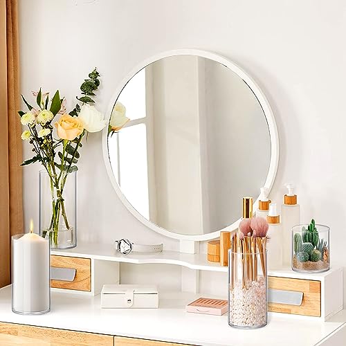 24 Pack Thick Glass Cylinder Vases 4,6,9,12 Inch Tall Clear Flower Vase Hurricane Floating Candle Holder for Table Centerpiece Wedding Home Decor - size: 24 Pack (4,6,9,12 Inch )