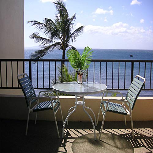 DVGUN 5 Pack Palm Artificial Plants Leaf for Home Kitchen Party Flowers Arrangement Wedding Decorations,Faux Large Tropical Palm Leaves Imitation Ferns