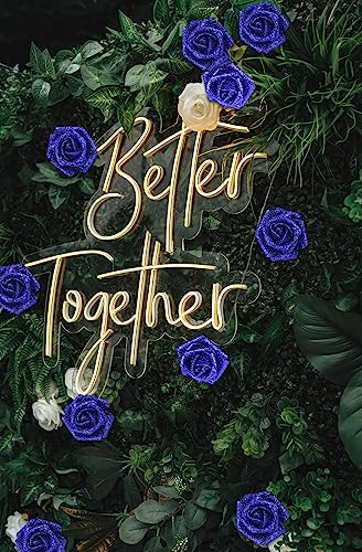 IPOPU Foam Roses,50pcs Royal Blue Glitter Roses Glitter Flowers Foam Flowers with Stem for DIY Wedding Bridal Bouquet Home Party Decoration(Royal Blue) - color: 50pcs Royal Blue