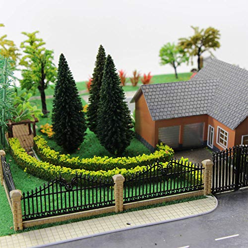 CP137 Artificial Model Grass Mat Trains Green 40x100cm or 15.7'' x 39'' for Decoration Craft Scenery Model DIY - color: Green