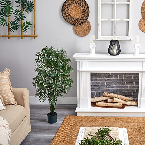Nearly Natural 4ft. Plastic Parlour Palm Tree