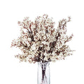 10 Pcs Babys Breath Gypsophila Artificial Flowers Bouquet Fake Silk Flowers Real Touch Flowers for Home Wedding Centerpiece Arrangement Festival Party Decoration(White)