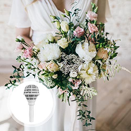DOITOOL 6PCS Bouquet Holders Bride Bouquet Foam Handle Wedding Bridal Dry Flower Holder DIY Bouquet Making Supplies Adjustable Hand Tied Bouquet Holders for Wedding