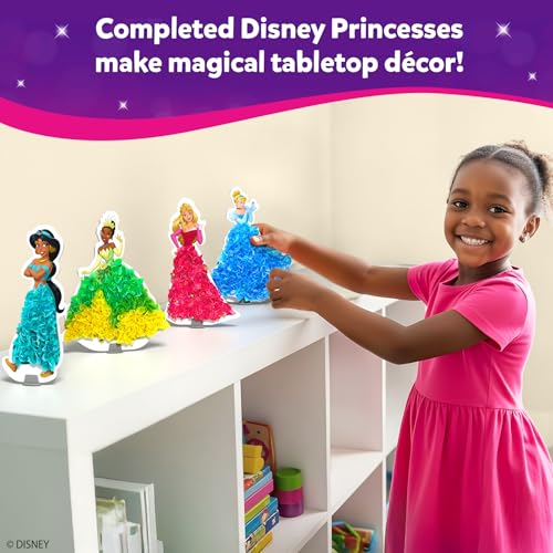 Skillmatics Poke-in Art - Disney Princesses, Mess-Free Fun for Kids, Screen-Free Entertainment, DIY Wood Craft Kits, Creative Activity, Gifts for Girls Ages 4, 5, 6, 7, 8, 9 - style: 3. Disney Princess