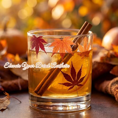 48 Pcs Dried Pressed Fall Maple Leaf for Cake Decorating, Seasonal Decor, Natural Dried Leaves Herbs kit for Resin Jewelry Making Soap and Candle Making (Maple Leaf) - color: Maple Leaf