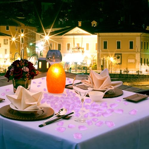 SITUMEIZI 3000PCS Artificial Silk Rose Petals Wedding Party Decoration Purple Rose Petals for Romantic Night for Her Set Flowers Petals Fake Rose Marriage Proposals Decor - color: Purple, size: 3000