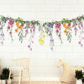 Cheerland Flower Banner Wildflower Garland Floral Party Decorations Whimsical Decor for Enchanted Garden Floral Woodland Theme Picnic Girls Birthday Tea Party Garden Wedding Onederland Baby Shower