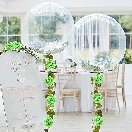 Artificial Roses,200PCS Foam Roses 1.97in Rose Flower Heads Craft Flowers for DIY Wedding Party Home Decoration(Light Green) - color: Light Green