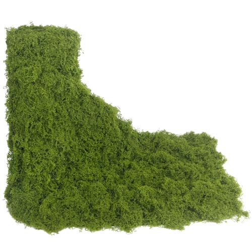 ACRYCS Fake Moss Rug Dark Green 12" x 79" Faux Moss for Table Runner Decorating Artificial Grass for Indoor Plants Wall Crafts DIY Table Centerpieces Fairy Woodland Garden Floral Wedding 30x200cm - size: Dark Green-12" x 79"/30x200 cm
