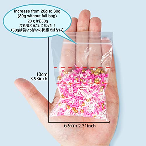 FUNSHOWCASE Polymer Clay Snowflake Pearl Sprinkles for Fake Dessert Cake Decor, Decoden Phone Case, Slime Projects DIY, Scrapbooking, Resin Jewelry Making Pack of 30g - color: Snowflakes 30g
