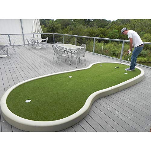 Golf Putting Green - Artificial Grass Turf 10FT X 45FT, Indoor/Outdoor Training Mat for Baseball, Football, Gym Sports - size: 10FTX45FT