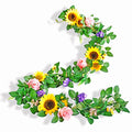 Naidiler Artificial Flower Garland, Sunflower & Rose Vines, Boho Wedding & Birthday Decor, 6ft Straight, Pink & Yellow, Fabric & Plastic - color: Pink Yellow