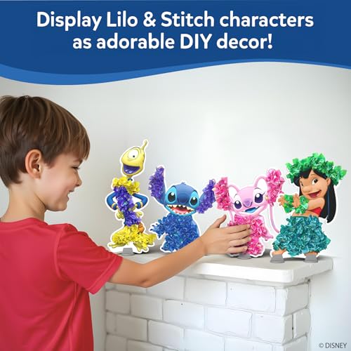 Skillmatics Poke-in Art - Lilo & Stitch Characters, Mess-Free Fun for Kids, DIY Wood Craft Kits, Creative Activity, Gifts for Girls & Boys Ages 4, 5, 6, 7, 8, 9 - style: 5. Disney's Lilo & Stitch