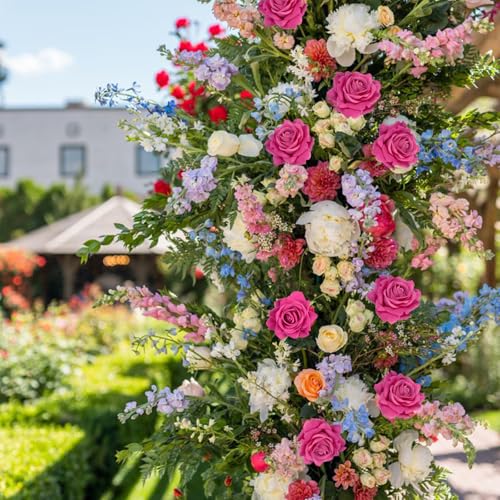 Hot Pink Roses 16pcs Velvet Artificial Roses with Stems Hot Pink Artificial Flowers 3.15" for Bridal Bouquet Wedding Flowers for Floral Centerpieces Home Party Decor (Hot Pink) - color: 3.15" Hot Pink