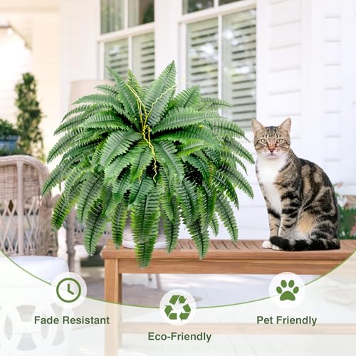 Artificial Boston Fern Bush -