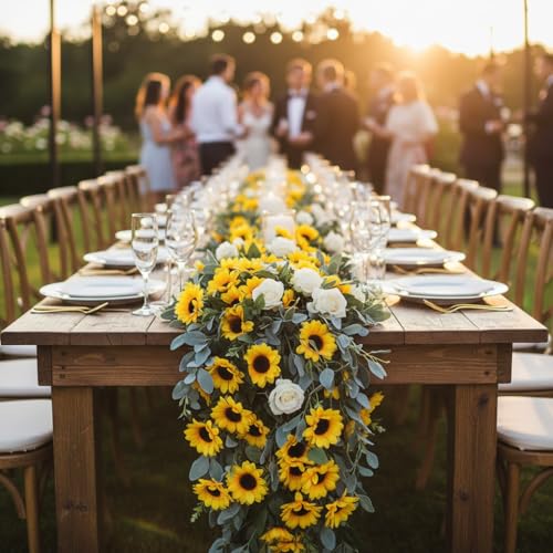 100Pcs Yellow Fashion Artificial Flower Heads Mini Fake Sunflower Decorative Fabric Flowers Craft Floral Embellishments for Wreaths Wedding Artificial Flowers