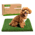 Grass Pee Pads for Dogs, 2-Pack 14 x 18 Inch Artificial Grass Replacement Mats, Reusable Fast-Drain Dog Potty Turf for 16 x 20 Inch Trays, Indoor Puppy Potty Training - size: 2PCS | 14x18
