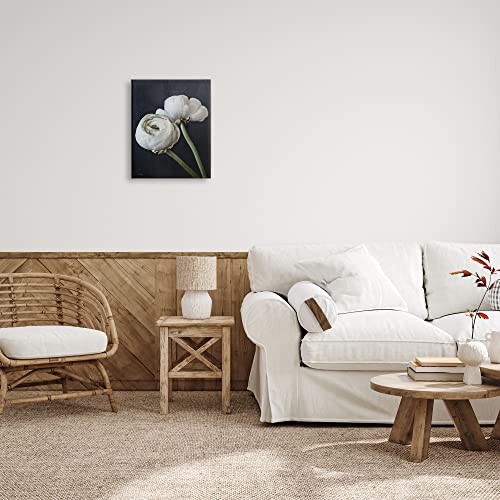 Stupell Industries Modern Ranunculus Flower Blossom Arrangement White Petals Canvas Wall Art, Design By Jennifer RigsBy - color: Gallery Wrapped Canvas, size: 16"L x 1.5"W