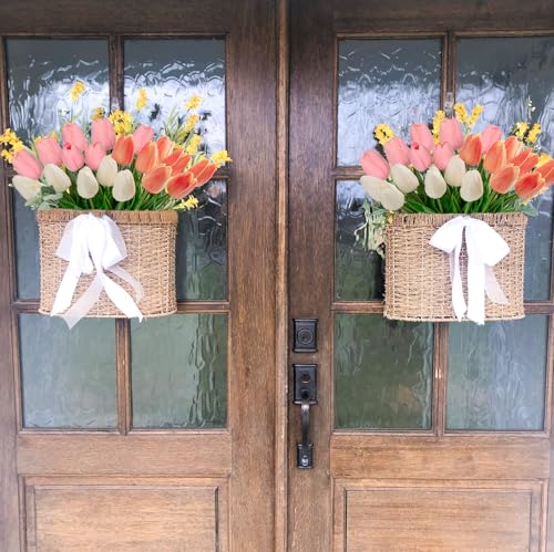 20 Pcs Artificial Tulips Flowers Mixcolor Real Touch Fake Tulips Fake Flowers for Mother's Day 13.5" Faux Tulips Faux Flowers Bulk Artificial Tulips Flowers for Vase Centerpieces Home Wedding Bouquet - color: Mixcolor Style1 #20