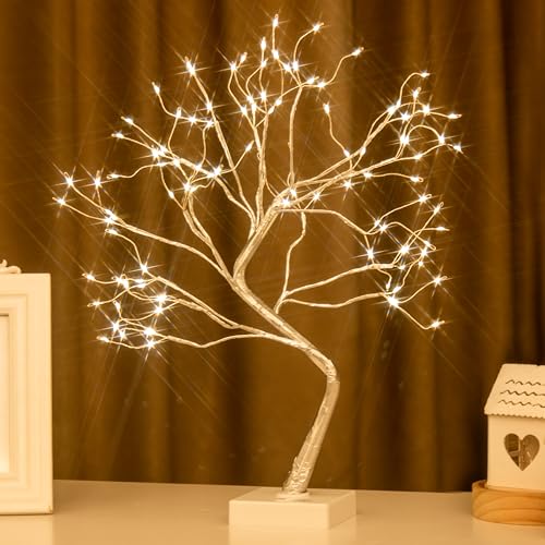 PEIDUO Fairy Light Tree, 108 LED Lighted Trees for Decoration Inside, Christmas Tree with 9 Modes & Timer, Fairy Light Spirit Tree for Home Indoor Christmas Decoration - style: 1PK Artificial Tree