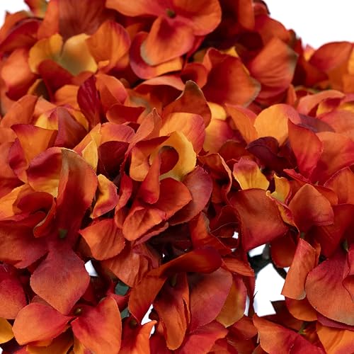 A Warm Glow - Faux Floral Arrangement, Large-Size Premium Artificial Indoor Flower Display with Beautiful Blooms and Foliage - High Energy Natural Looking Floral - color: A Warm Glow
