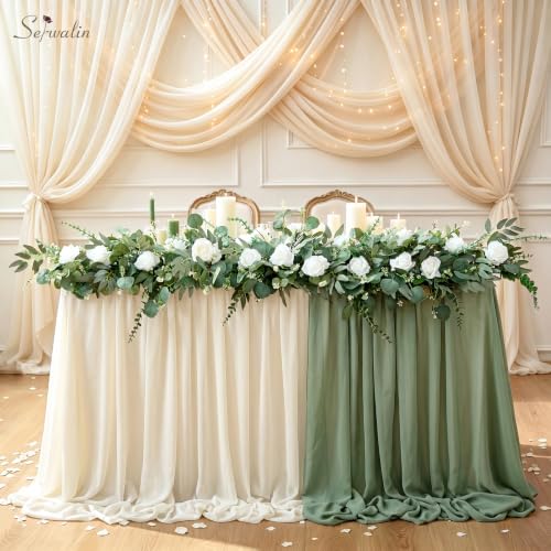 Serwalin 100PCS Mixed Eucalyptus Stems Bulk, Artificial Greenery with 20 PCS Floral Wire & Tape for DIY Arrangements, Wedding Centerpieces, Bouquets, Home Decor - color: Attractive Forest Green-100pcs With 20pcs Floral Wire & Tape