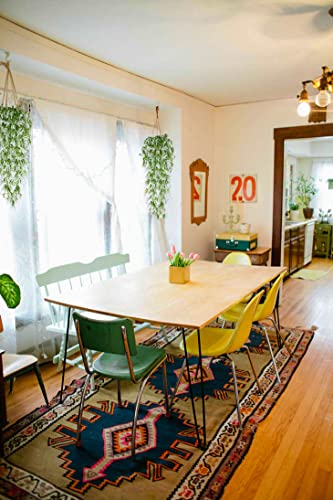 RECUTMS Artificial Hanging Lavender Plants, 4 PCS 29 Inch, Easy Care | UV Resistant,Plastic,Trailing Greenery Garland,Home,Room,Garden,Wedding,Front Porch,Patio,Farmhouse,Indoor Outdoor Decor - color: White