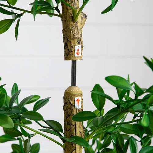 Nearly Natural 5ft Artificial Shady Lady Black Olive Tree - Mediterranean Style Indoor Fake Tree