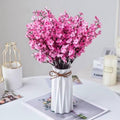 1pcs Artificial Flowers Single Branch Fake Flowers for Vases,45cm,Pink - color: Pink