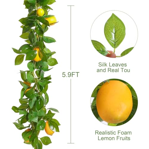 3 Strands Odorless Artificial Vines, 6FT Silk Ivy Garland, Fake Greenery Hanging Plants, Decoration for Party, Wedding, Room. - color: With Led