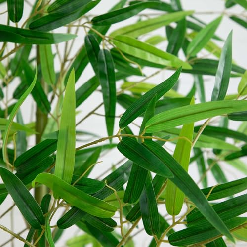 Nearly Natural 12ft. Artificial Green Bamboo Tree - size: 12ft