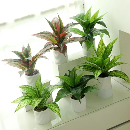 Artificial Magnolia Plants, Fake Grass Shrubs Faux Greenery Plastic Plant Soft Leaves Bundle for Indoor Outdoor Decor Home Garden Office Porch Wedding Party Table Decoration - Green 2 Pack - color: Magnolia Leaves Stem/ Green/ 2 Pcs