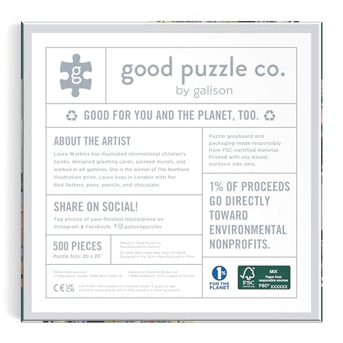 Good Puzzle Co Gardener's Nook – 500 Piece Jigsaw Puzzle Featuring Beautiful Artwork of Garden Shed During Spring - color: Gardeners Nook