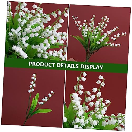 PRETYZOOM 6pcs Lifelike Artificial Flowers Bouquet for Nordic Style Home and Wedding Decor Realistic Simulation Floral Arrangements Easy Maintenance Fresh and Romantic Atmosphere