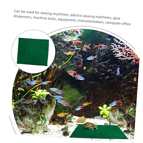 Fish Tank Simulation Turf Mat 9.84X7.87 Inch Artificial Turf for Turtle Basking Platform Reptile Habitat Home Landscaping and Flowerpot Decoration - size: 8" x 10" (Runner)