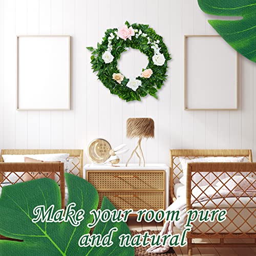 XunYee 60 Pcs Total 82.5 ft Jungle Theme Party Decoration, Tropical and Monstera Palm Leaves, 2026 Artificial Ivy Rattan Vines, Fake Greenery Faux Leaves for Baby Shower Safari Party Decoration Set - style: Ivy Vines